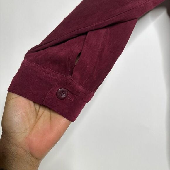 White Stag Burgundy Button Down Shirt - Picture 12 of 14